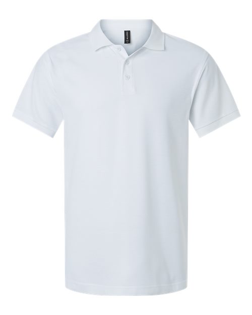 Men's Pique Polo — White