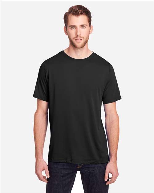 Unisex Fusion ChromaSoft™ Performance T-Shirt — Black