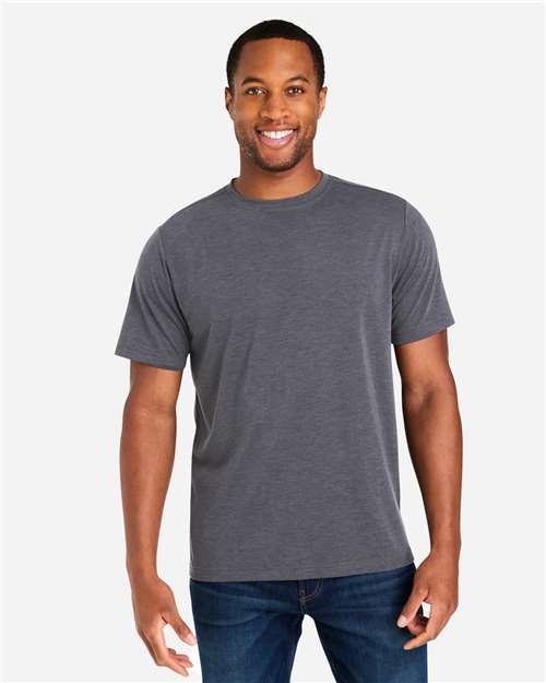Unisex Fusion ChromaSoft™ Performance T-Shirt — Carbon Heather