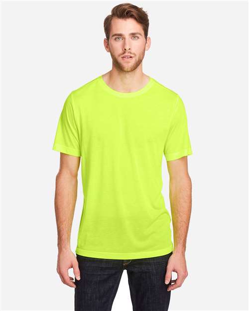 Unisex Fusion ChromaSoft™ Performance T-Shirt — Safety Yellow
