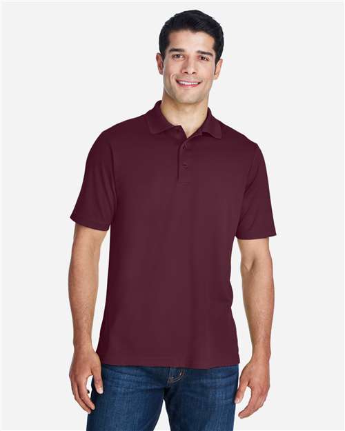Men's Origin Performance Piqué Polo — Burgundy
