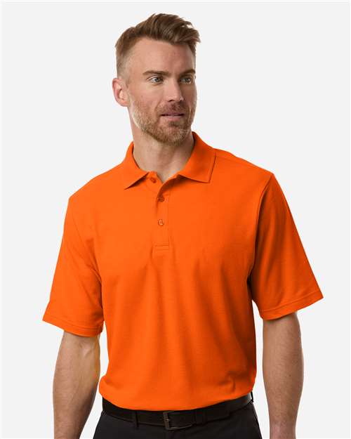 Men's Resolve CVC Performance Pique Polo — Campus Orange