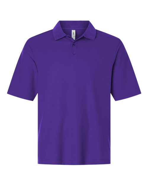 Men's Resolve CVC Performance Pique Polo — Campus Purple