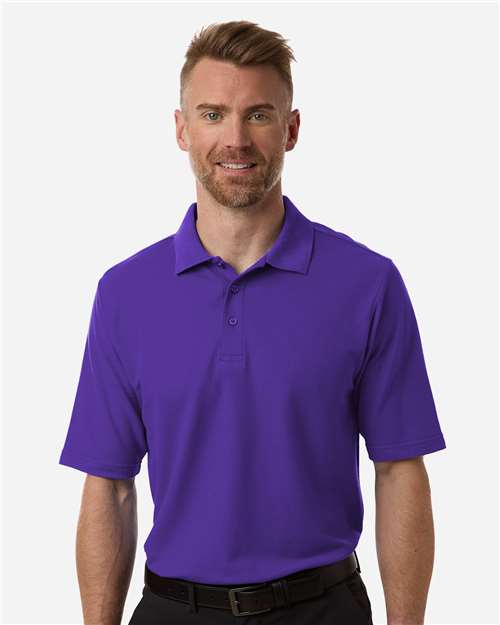 Men's Resolve CVC Performance Pique Polo — Campus Purple