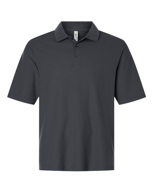 Men's Resolve CVC Performance Pique Polo — Carbon