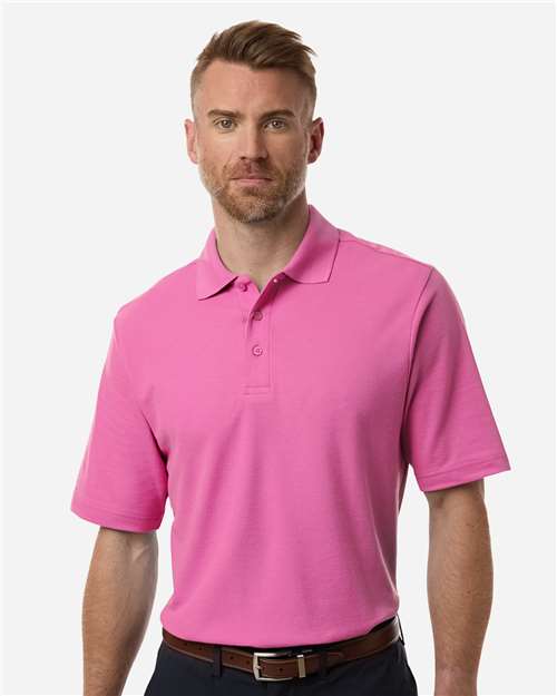Men's Resolve CVC Performance Pique Polo — Charity Pink
