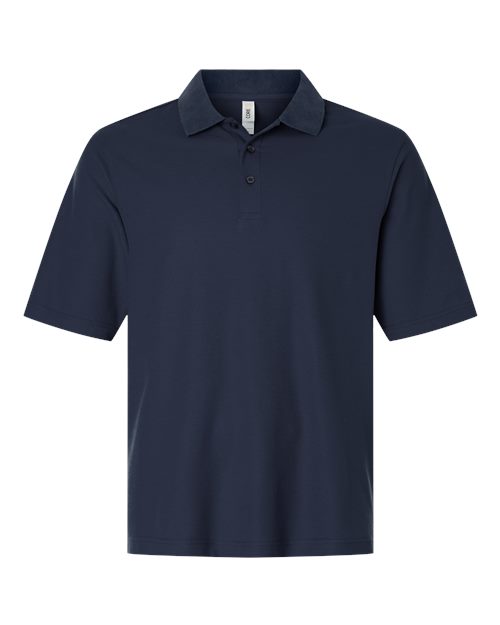 Men's Resolve CVC Performance Pique Polo — Classic Navy