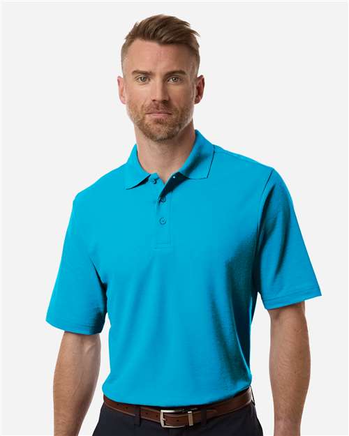 Men's Resolve CVC Performance Pique Polo — Electric Blue