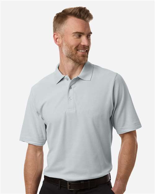 Men's Resolve CVC Performance Pique Polo — Platinum