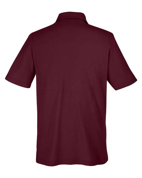 Men's Fusion ChromaSoft™ Pique Polo — Burgundy