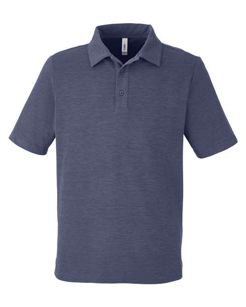 Men's Fusion ChromaSoft™ Pique Polo — Classic Navy Heather