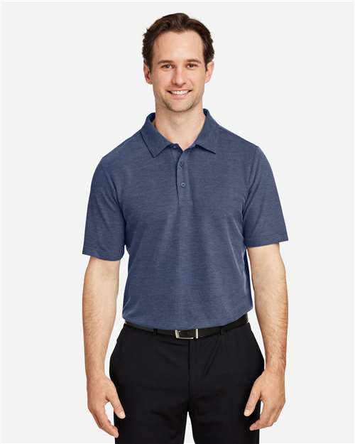 Men's Fusion ChromaSoft™ Pique Polo — Classic Navy Heather