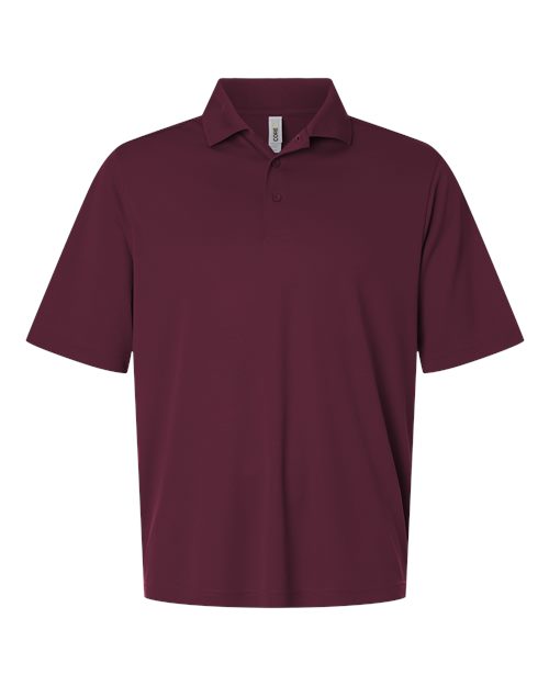 Men's Nova Performance Pique Polo — Burgundy