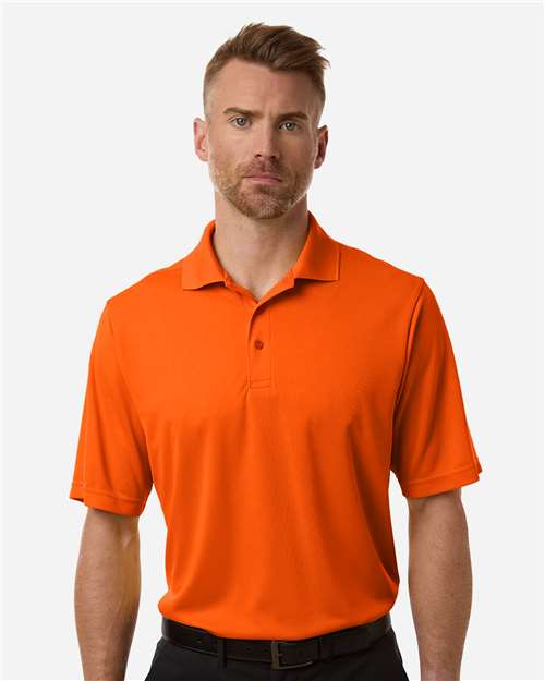Men's Nova Performance Pique Polo — Campus Orange