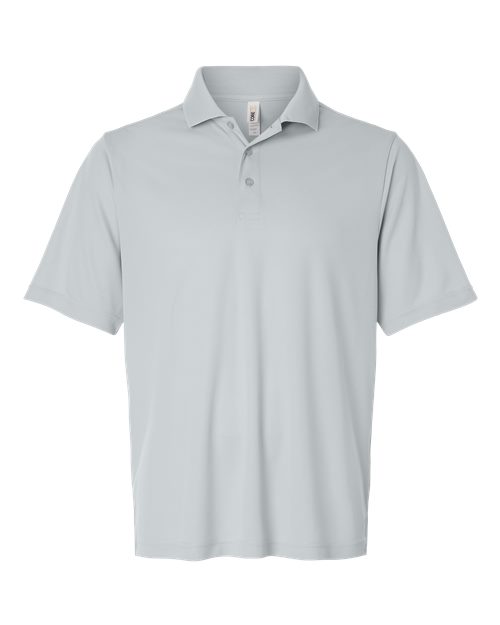 Men's Nova Performance Pique Polo — Platinum