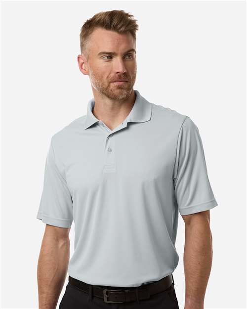 Men's Nova Performance Pique Polo — Platinum