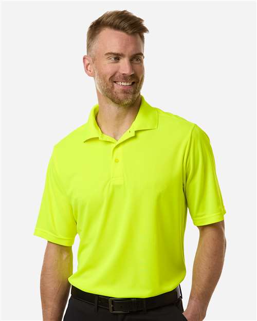 Men's Nova Performance Pique Polo — Safety Yellow