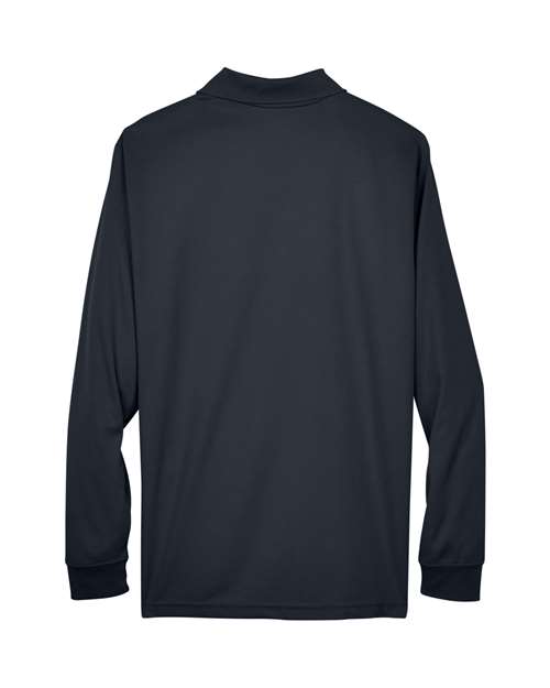 Men's Pinnacle Performance Long Sleeve Piqué Polo — Carbon