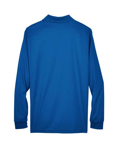 Men's Pinnacle Performance Long Sleeve Piqué Polo — True Royal