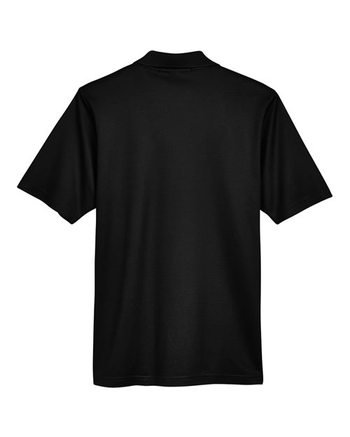 Men's CrownLux Performance® Plaited Polo — Black