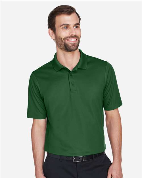 Men's CrownLux Performance® Plaited Polo — Forest