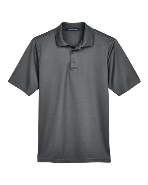 Men's CrownLux Performance® Plaited Polo — Graphite
