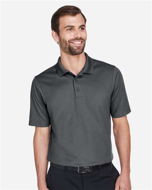 Men's CrownLux Performance® Plaited Polo — Graphite