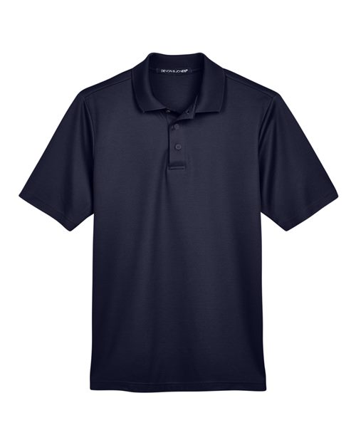 Men's CrownLux Performance® Plaited Polo — Navy