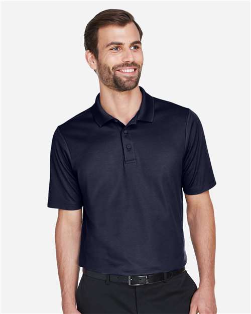 Men's CrownLux Performance® Plaited Polo — Navy