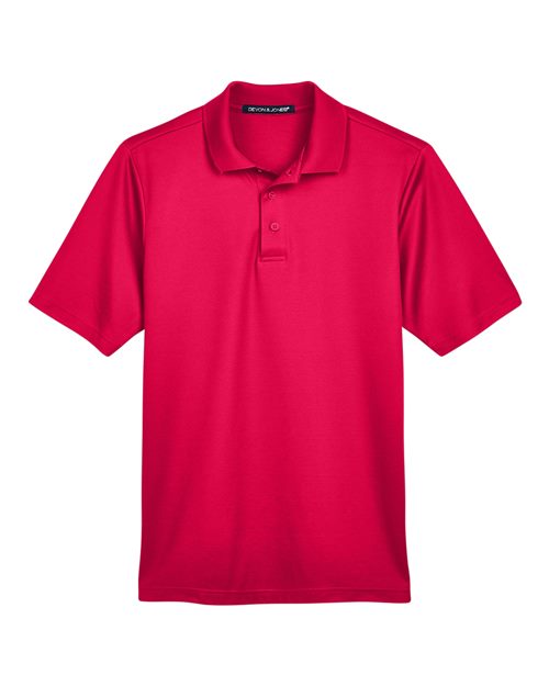 Men's CrownLux Performance® Plaited Polo — Red
