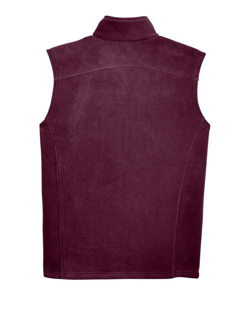 Men's Journey Fleece Vest — Burgundy