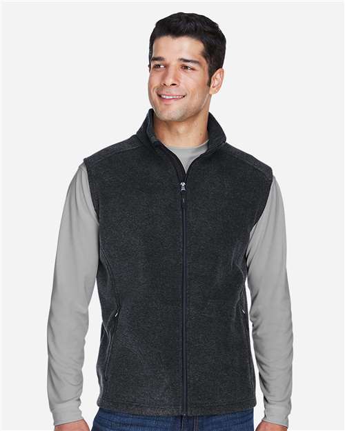 Men's Journey Fleece Vest — Heather Charcoal