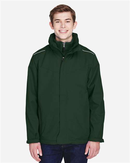 Men's Region 3-in-1 Jacket with Fleece Liner — Forest