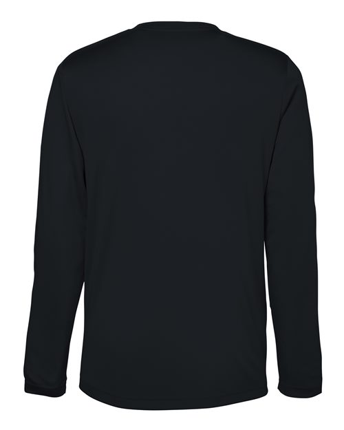 Unisex Capital Long Sleeve Performance T-Shirt — Black