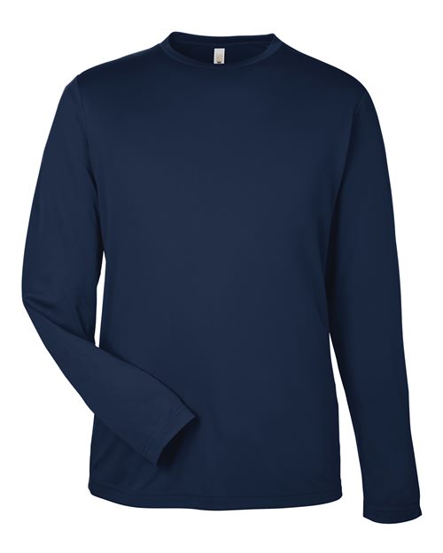 Unisex Capital Long Sleeve Performance T-Shirt — Classic Navy