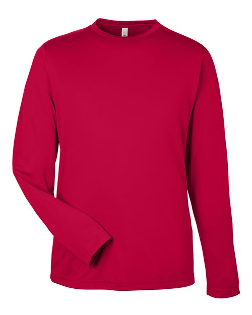 Unisex Capital Long Sleeve Performance T-Shirt — Classic Red