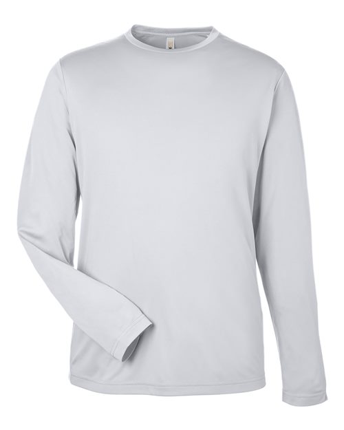 Unisex Capital Long Sleeve Performance T-Shirt — Platinum