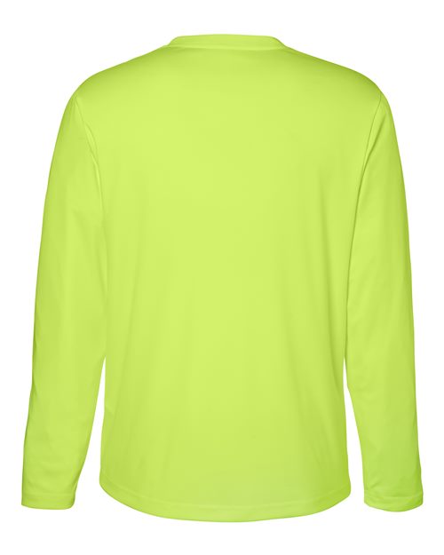 Unisex Capital Long Sleeve Performance T-Shirt — Safety Yellow