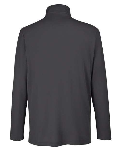 Men's Fusion ChromaSoft™ Pique Quarter-Zip Pullover — Carbon