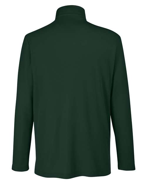 Men's Fusion ChromaSoft™ Pique Quarter-Zip Pullover — Forest