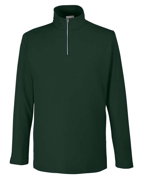 Men's Fusion ChromaSoft™ Pique Quarter-Zip Pullover — Forest