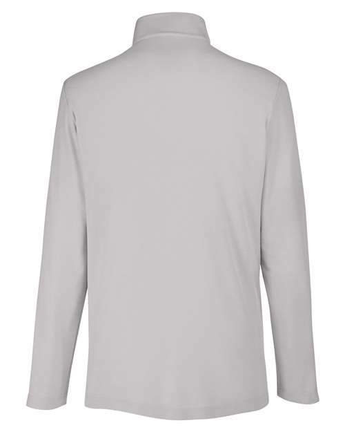 Men's Fusion ChromaSoft™ Pique Quarter-Zip Pullover — Platinum