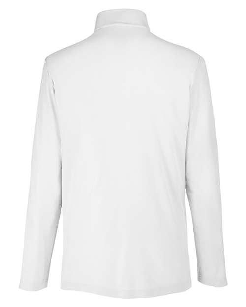 Men's Fusion ChromaSoft™ Pique Quarter-Zip Pullover — White