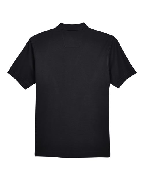 Men's Pima Piqué Polo — Black