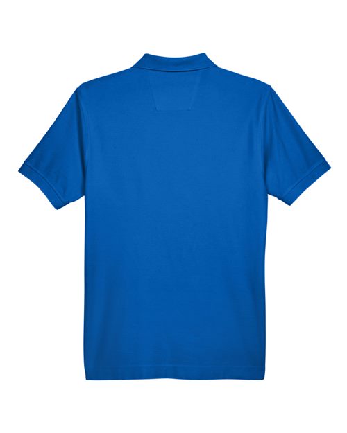 Men's Pima Piqué Polo — French Blue