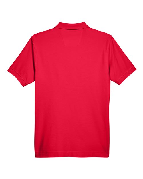 Men's Pima Piqué Polo — Red
