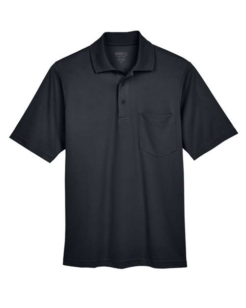 Men's Origin Performance Piqué Polo with Pocket — Black