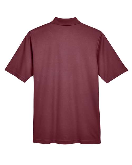 Men's Origin Performance Piqué Polo with Pocket — Burgundy