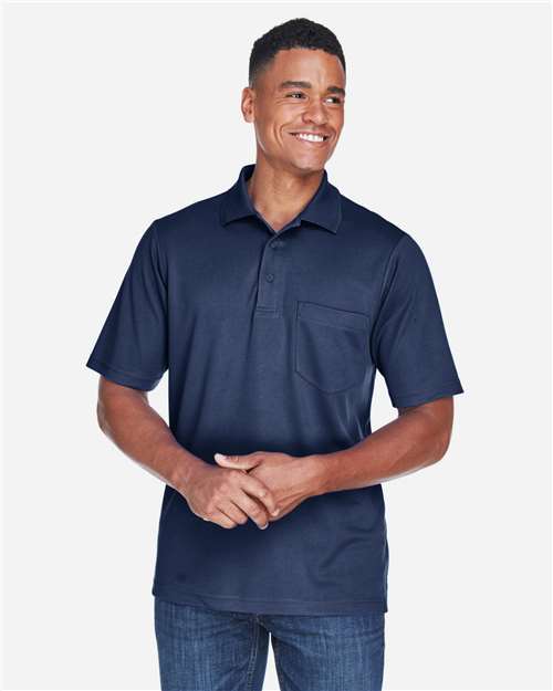 Men's Origin Performance Piqué Polo with Pocket — Classic Navy