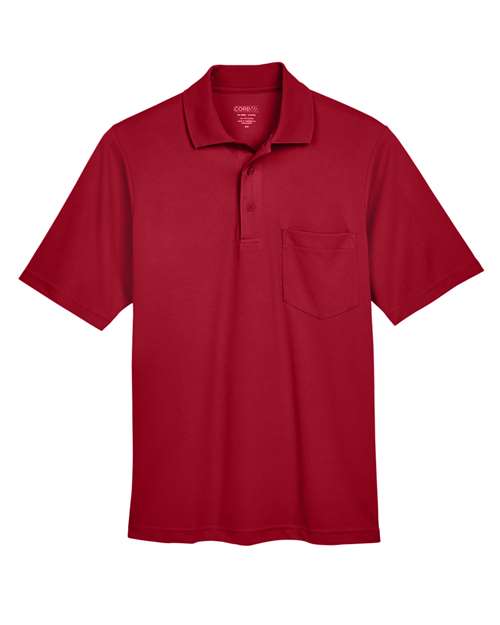 Men's Origin Performance Piqué Polo with Pocket — Classic Red